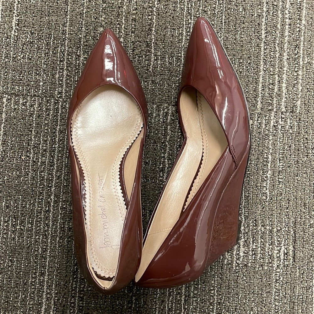 Jean-Michel Cazabat Saga Wedge Pumps - Mauve patent leather